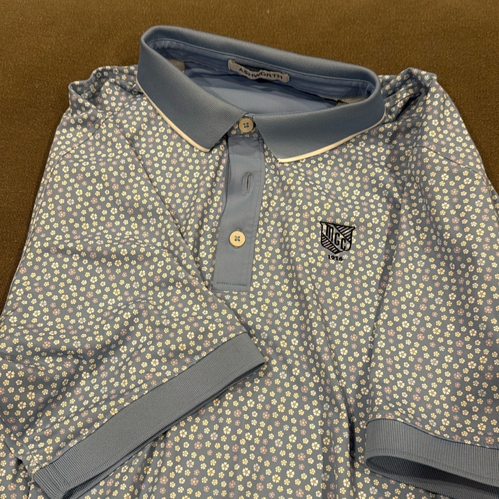 Ashworth rebranded golf shirt